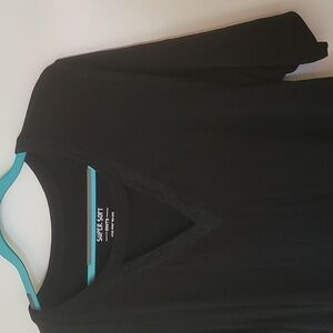 Torrid Size 3 Super Soft Dress Shirt, Keyhole Top With Lace